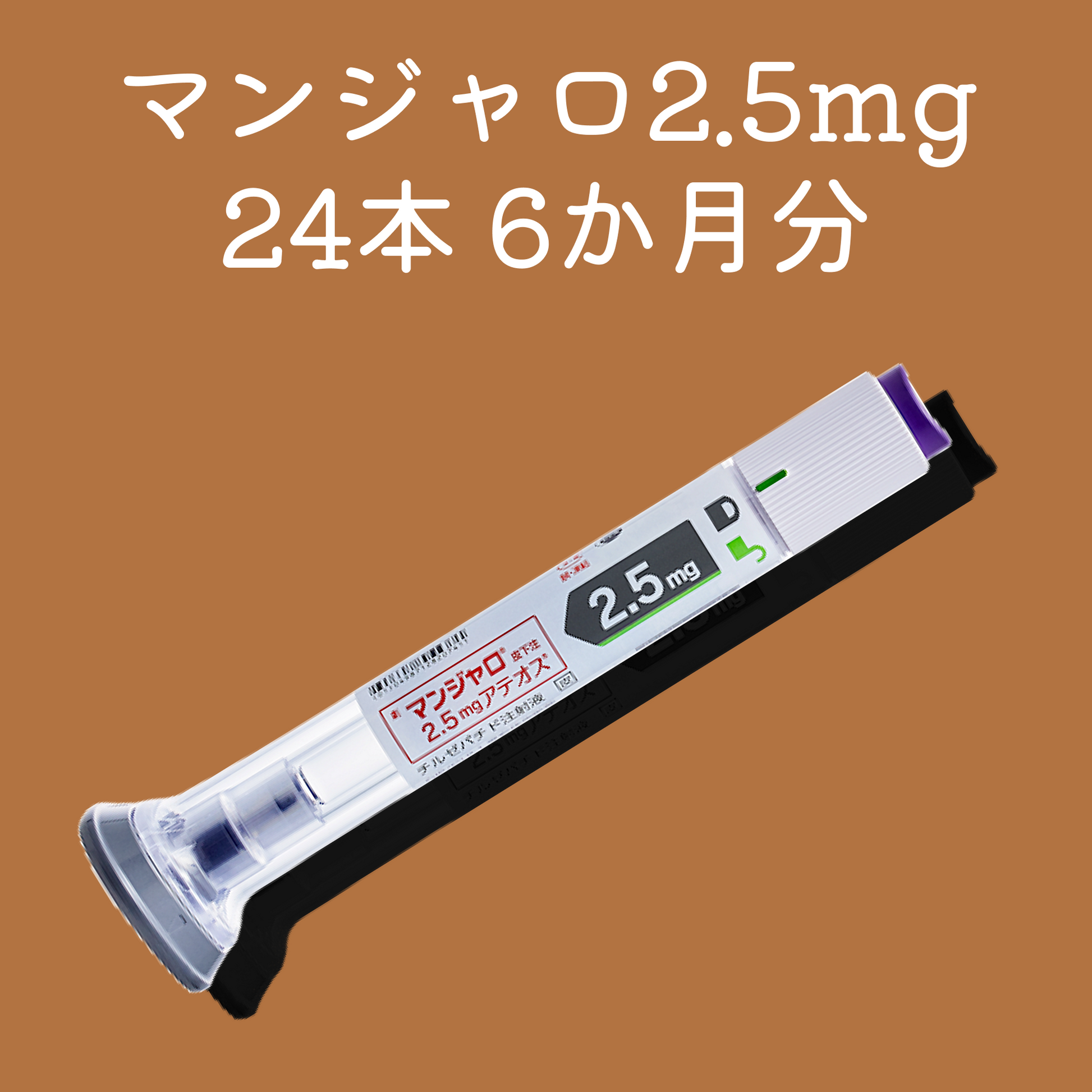 マンジャロ2.5mg24本（6か月分）