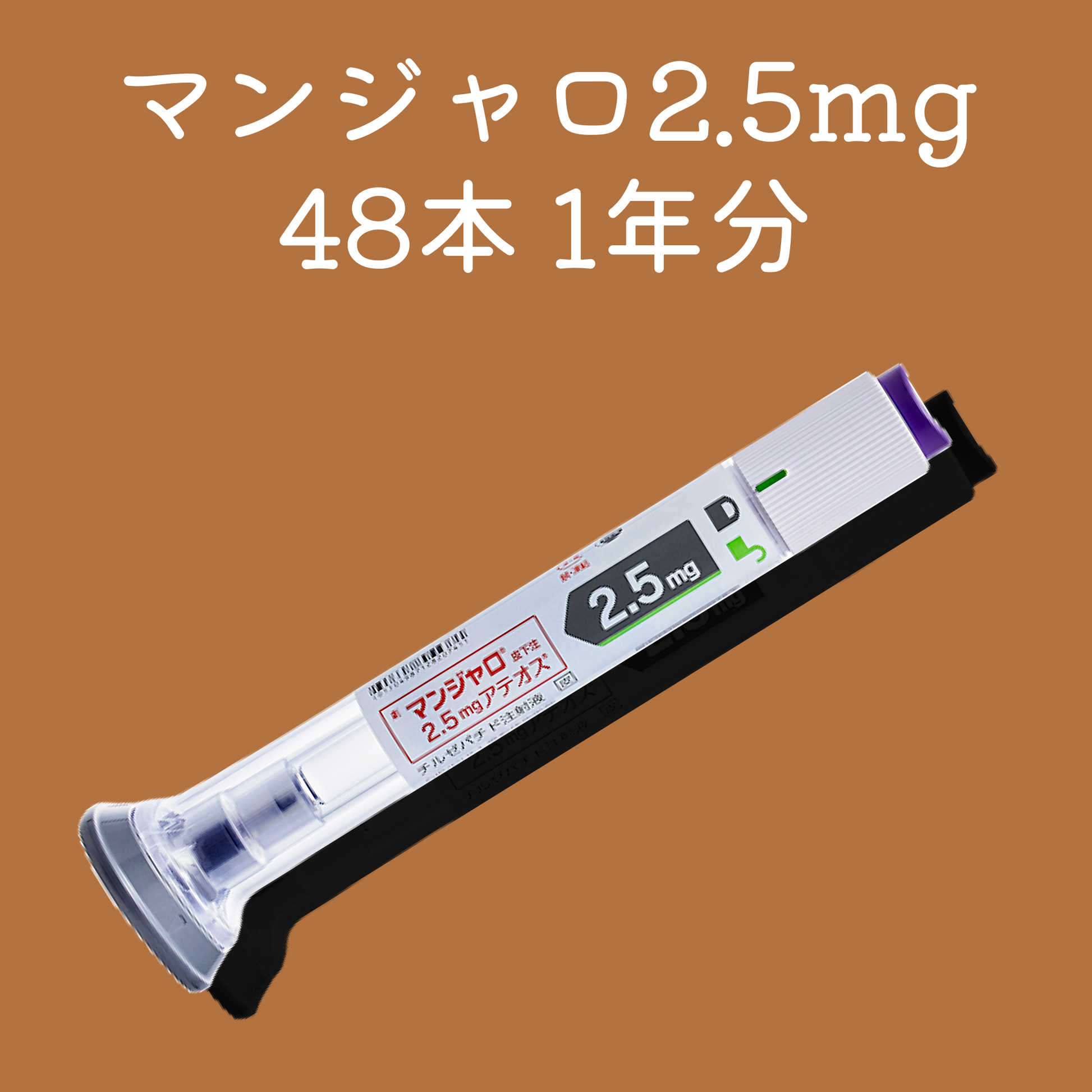 マンジャロ2.5mg48本（12か月分）